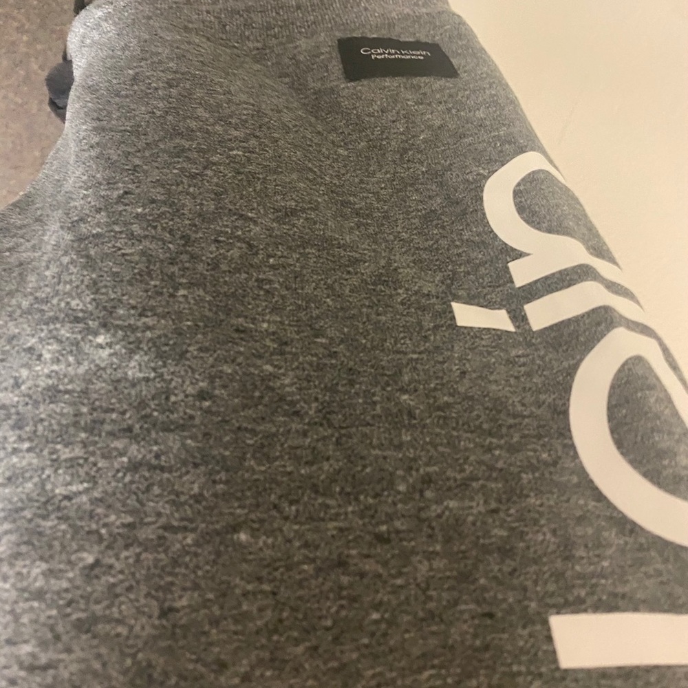 Grey sweatpants